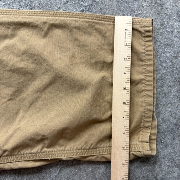 Carhartt Carpenter Pants Men 42 x 32 Beige Canvas Original Dungaree Fit B151 - Picture 15 of 16